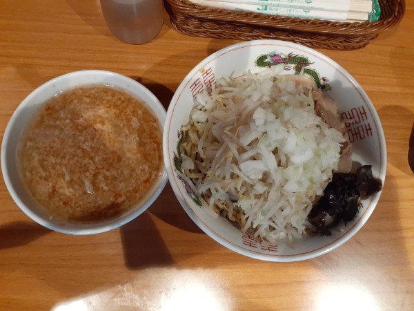 「つけめん、大盛」@らーめん ぽっぽっ屋 水道橋店の写真