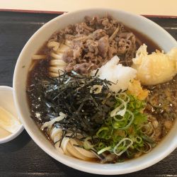 肉玉天ぶっかけ、中