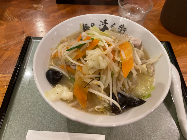 「肉タンメン」@麺匠 清兵衛 下赤坂店の写真