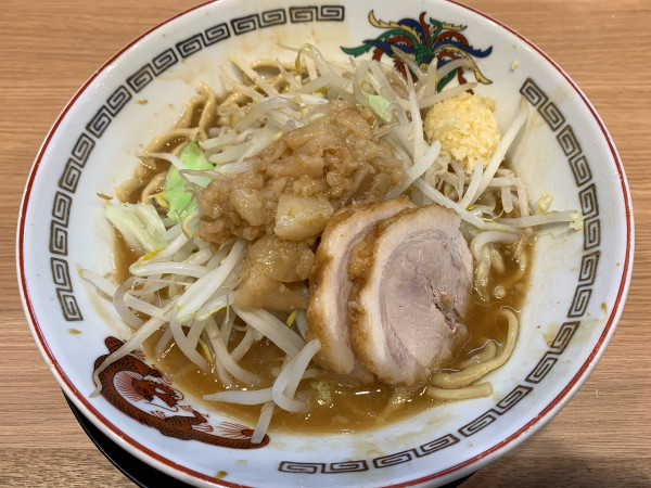 「ミニラーメン(ニンニクアブラカラメ)」@豚山 五反田店の写真