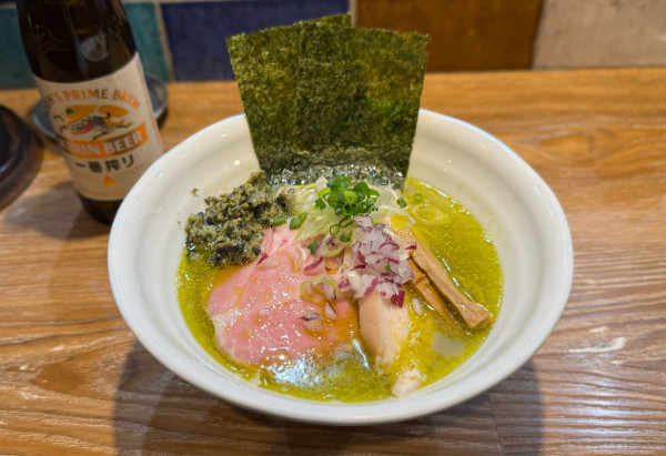 「【限定】牡蠣しお中華そば¥1130」@中華そば やま福の写真