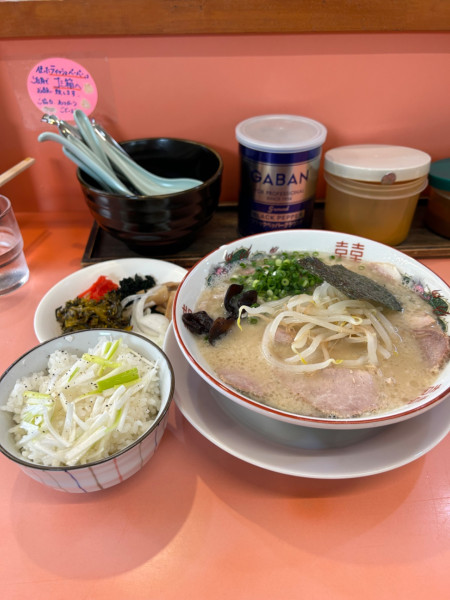 「九州豚骨　チャーシュー　ネギ飯」@大公 金沢文庫店の写真