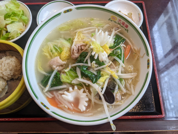 「タンメンセット：800円」@大福源 草加本店の写真