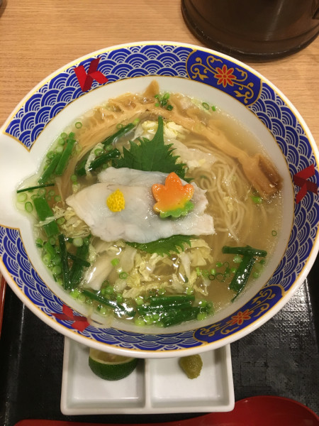 「ふぐだし潮らーめん（1100円）」@ふぐだし潮 八代目けいすけ 東急プラザ銀座店の写真