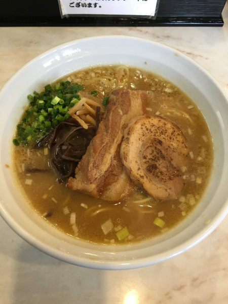 「生姜濃厚鶏白湯 醤油(730円)」@らぁめん雅知の写真