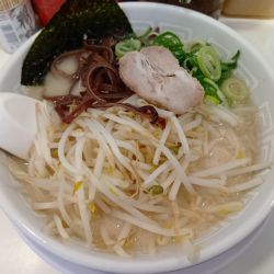 もやしラーメン　替玉×2