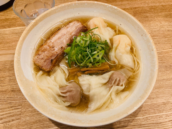 「肉海老ワンタン麺(白)」@DURAMENTEIの写真