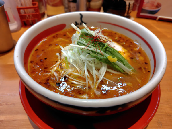 「シビ辛塩麻辣麺¥1050」@大阪塩系ラーメン しおやの写真