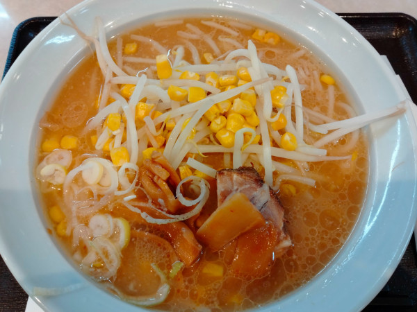 「味噌ラーメン」@カプセルホテルレインボー 総武線市川本八幡店の写真