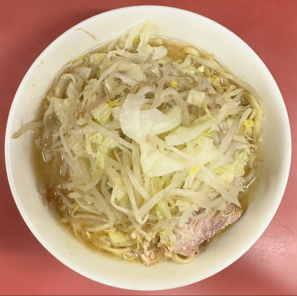 「ラーメン（少なめ ニンニク アブラ）」@ラーメン二郎 ひばりヶ丘駅前店の写真