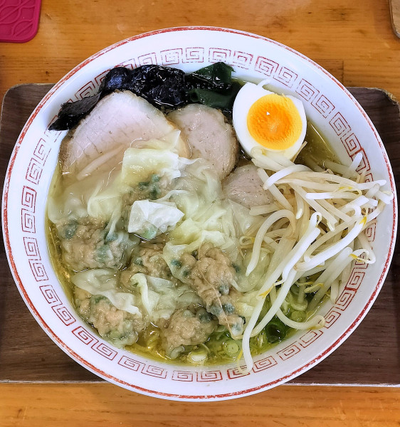 「ワンタンメン(塩) 950円」@ラーメンハウスSADAの写真