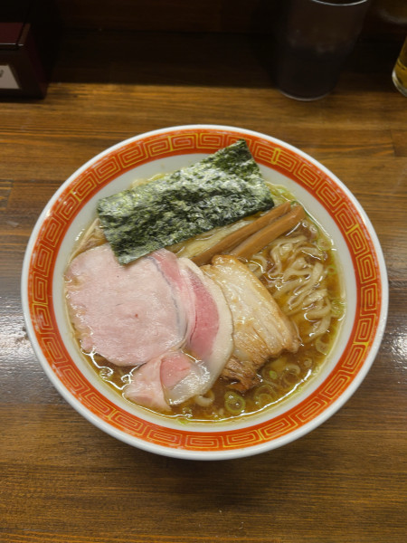 「中華そば（鶏煮干）1100円」@麺や一芯の写真