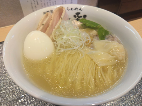 「特製貝出汁塩ラーメン」@貝だしらぁめん 四季彩の写真