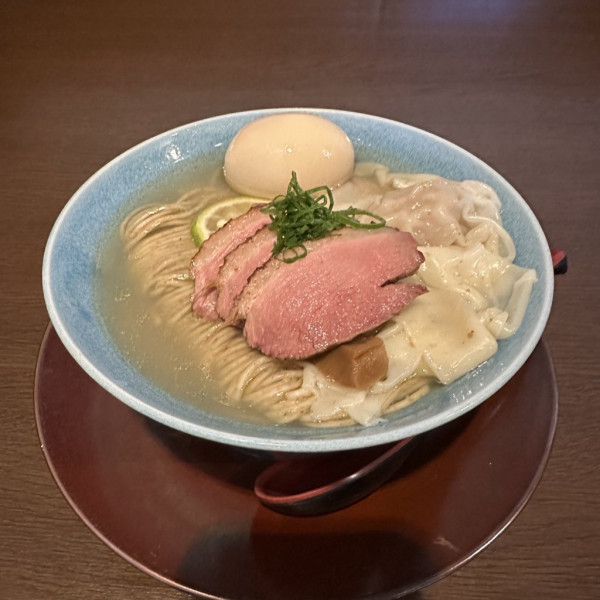 「あさりと鴨そば」@麺処 青野の写真