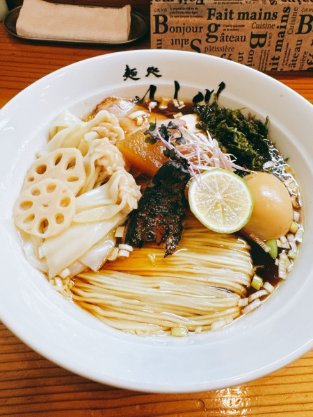 「特製秋刀魚煮干しの中華SOBA」@麺処 いし川の写真