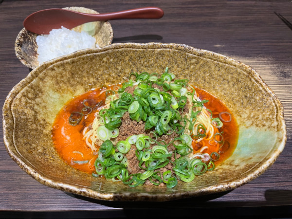 「汁なし担々麺（3辛）＋ミニライス」@中華そば くにまつ 本店の写真