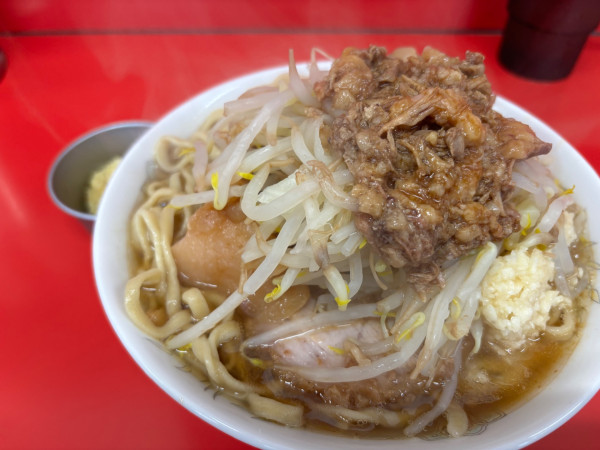 「小ラーメン少なめ+しょうが」@ラーメン二郎 ひたちなか店の写真
