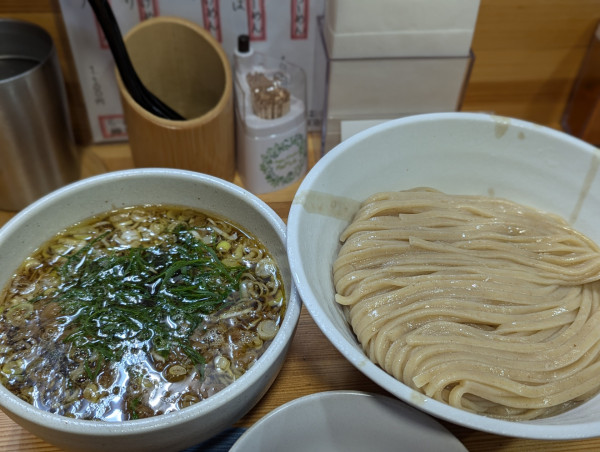 「突発限定牛すじつけ麺」@麺屋電龍の写真