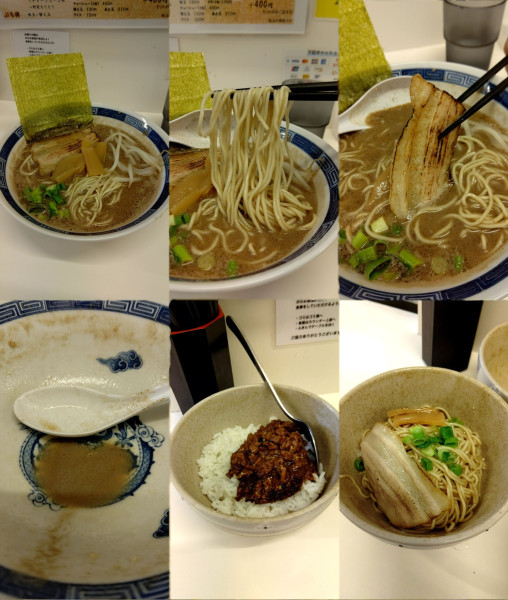 「『白ラーメン+あえ玉+ミニドライカレー』」@選手食堂 つちふたつの写真
