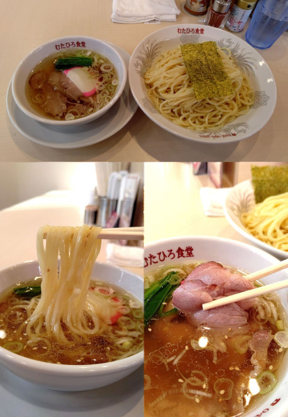 「『塩つけ麺+大盛(¥950+150)』」@むたひろ食堂の写真