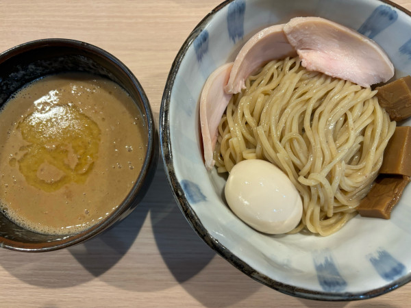 「つけ麺並@1000+半熟煮玉子@100」@麺屋 さん田の写真