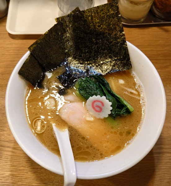 「ミニラーメン(ロース、870円)」@らーめん ぱったぱたの写真
