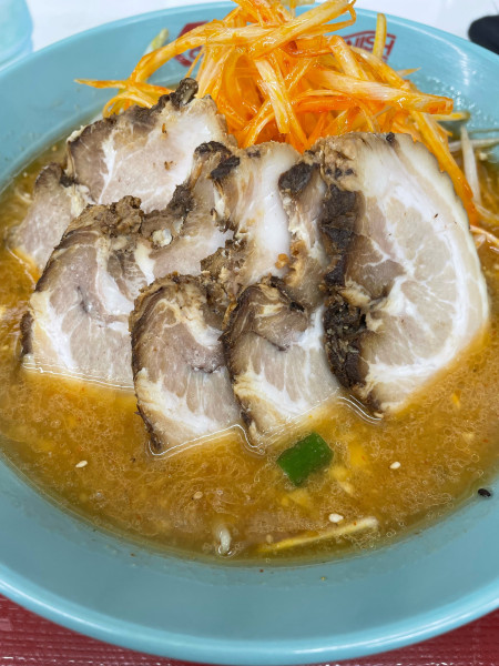 「味噌ネギチャーシュー」@くるまやラーメン 保谷新町店の写真