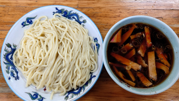 「つけそば　タレ大　900円」@丸長 坂戸店の写真
