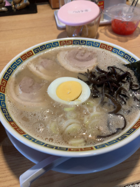 「久留米ラーメン900円」@大門の写真