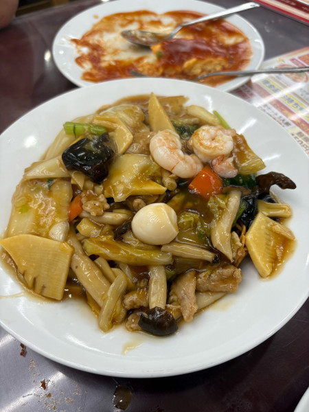 「五目かた焼きそば」@満洲園の写真