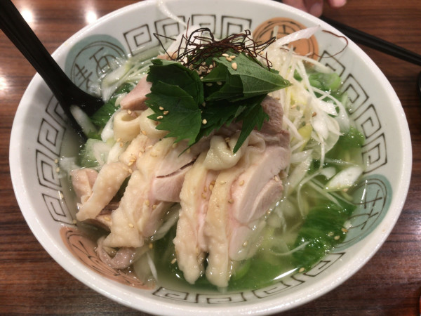 「ネギ塩鶏さっぱり麺（950円）」@中華料理 上海亭 梅島店の写真
