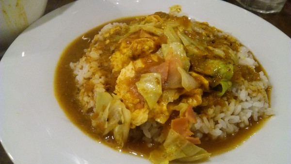 「ベーコンエッグキャベツ 1280円」@カレーキッチン コロンブスの写真