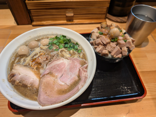 「限定味噌煮干しラーメン」@煮干らぁめん 樹鈴の写真