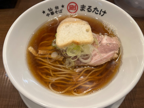 「煮干中華そば あっさり：850円」@中華そば まるたけの写真