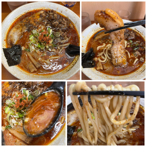 「DX酸辣麺 200g 1400円ビール 600円」@自家製麺 福は内の写真