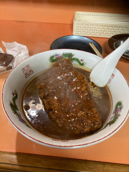 「カツカレーラーメン」@みゆき食堂の写真