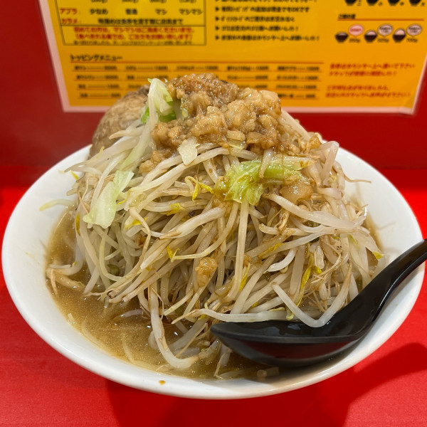 「中ラーメン〝野菜マシ〟」@立川マシマシ 太田店の写真