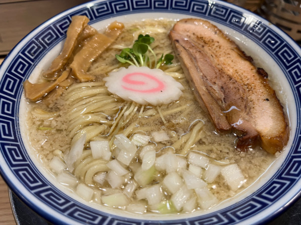 「アブラ煮干しそば並」@煮干そば 流。の写真