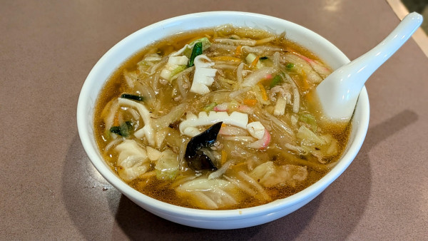 「サンマーメン＋ギョウザ（1,050円＋550円）」@好々亭の写真