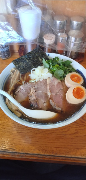「特製醤油煮干しそば(大盛)」@麺屋 鶏口の写真