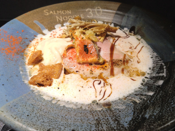 「ポルチーニサーモンラーメン」@サーモンnoodle3.0の写真