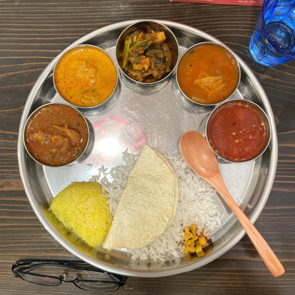 「ランチミールス」@南インドオステリア 四次元食堂の写真