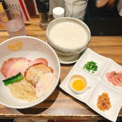 クワトロチーズの塩つけ麺