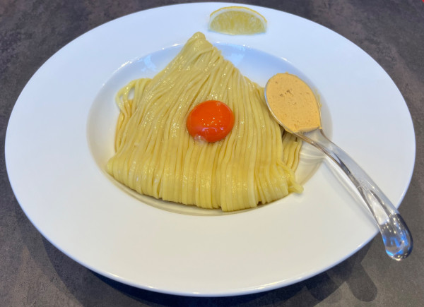 「雲丹バターたまご麺」@むかん横浜の写真