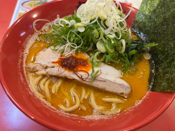「海老味噌ラーメン+青ネギ」@麺処いのさいの写真