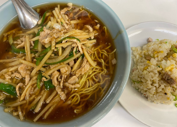 「ルースラーメンセット　1050円」@兆楽 道玄坂店の写真