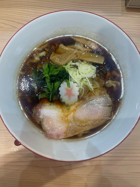 「らーめん　炭火焼きチャーシュー丼」@横濱中華そば 上星商店の写真