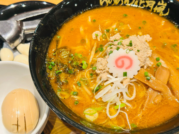 「SPICY MISO RAMEN 魯珈 1,050円」@らあめん花月嵐 北砂丸八通り店の写真