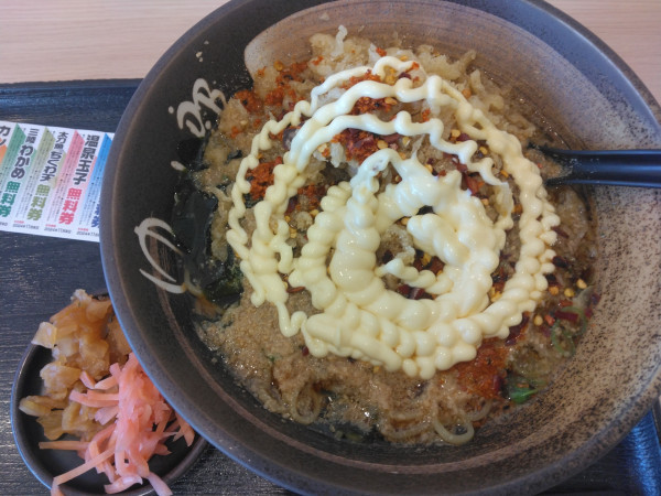 「朝中華450円」@ゆで太郎 柏の葉キャンパス店の写真