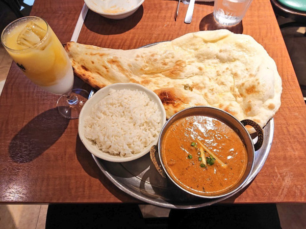 「ラムカレーセット」@無国籍料理 サモサ 本郷三丁目駅店の写真